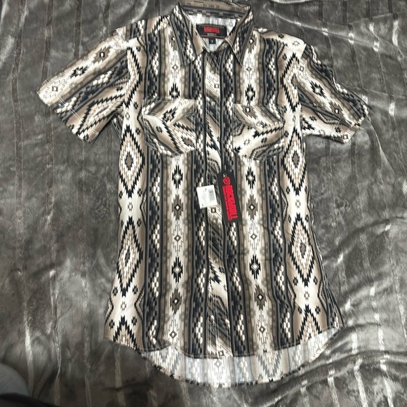 Mens Rock & Roll Denim Pearl snap - Picture 1 of 3